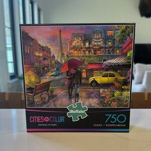 Cities in Color - “Raining In Color” 750 Piece Puzzle by Buffalo